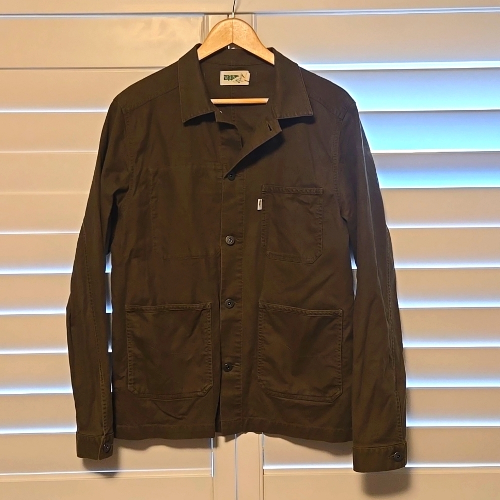 Men's Olive Military Field Jacket - Picture 7 of 15